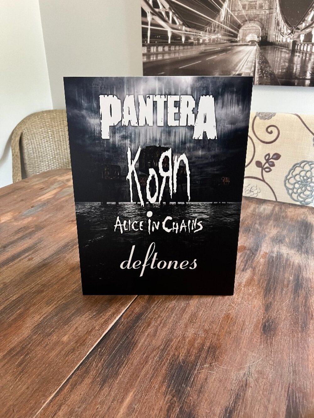 Rock & Metal Bands 12x16 Print – Pantera, Korn, Alice in Chains, Deftones